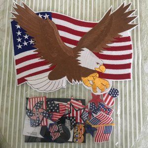 Iron-On Appliques Patriotic